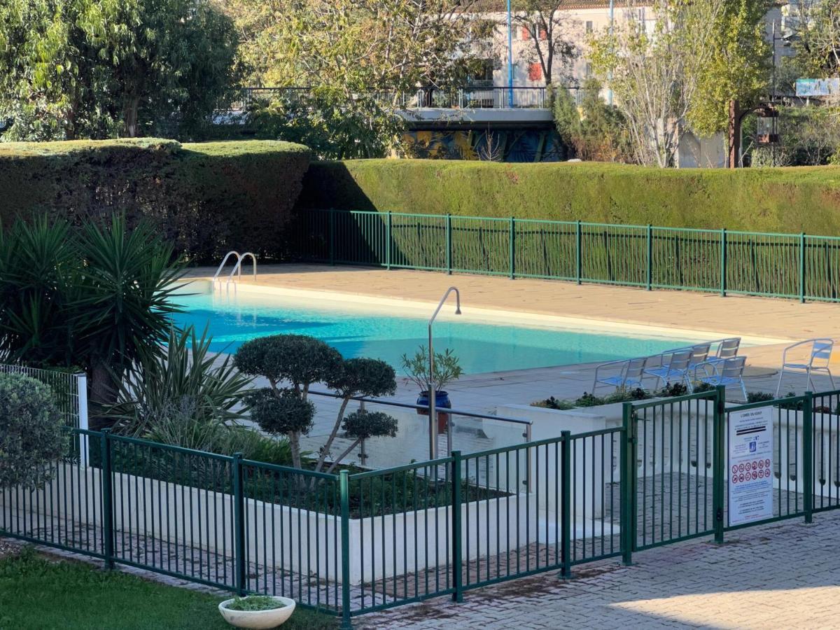 T2 Avec Veranda Et Piscine A Mandelieu La Napoule Eksteriør billede